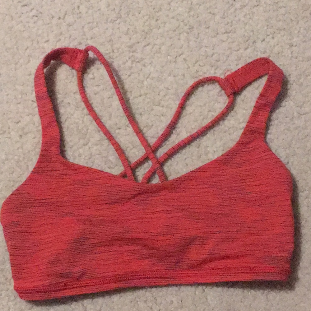 Lululemon Red Sports Bra NWOT